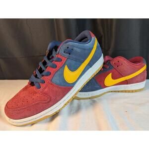 Nike SB Dunk Low Pro "Barcelona" Catalonia Mismatched US 8 DJ0606-400 Used